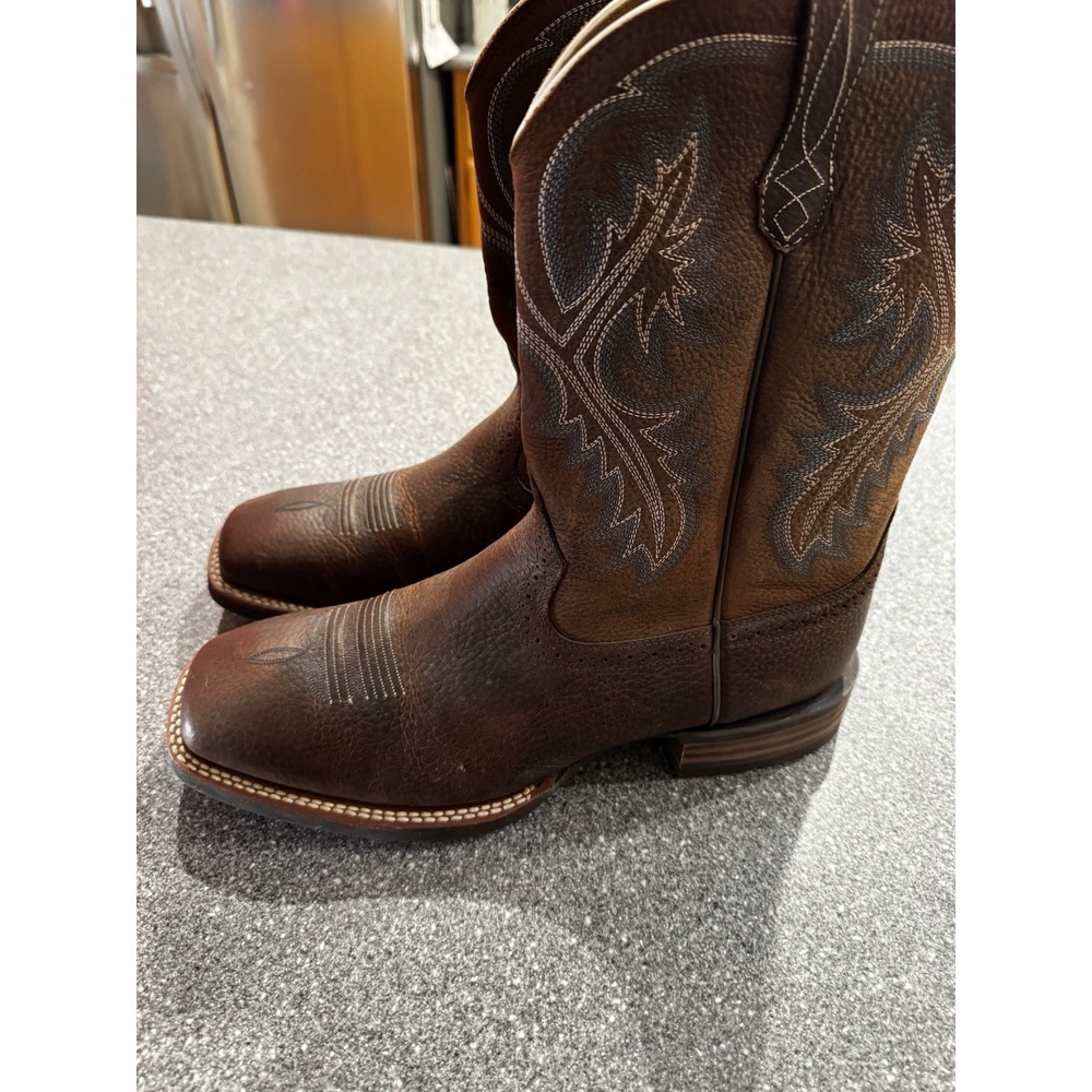 NWT ARIAT  Diratread Pull On QuickDraw Western Boots BRAND NEW - MENS 13 Brown